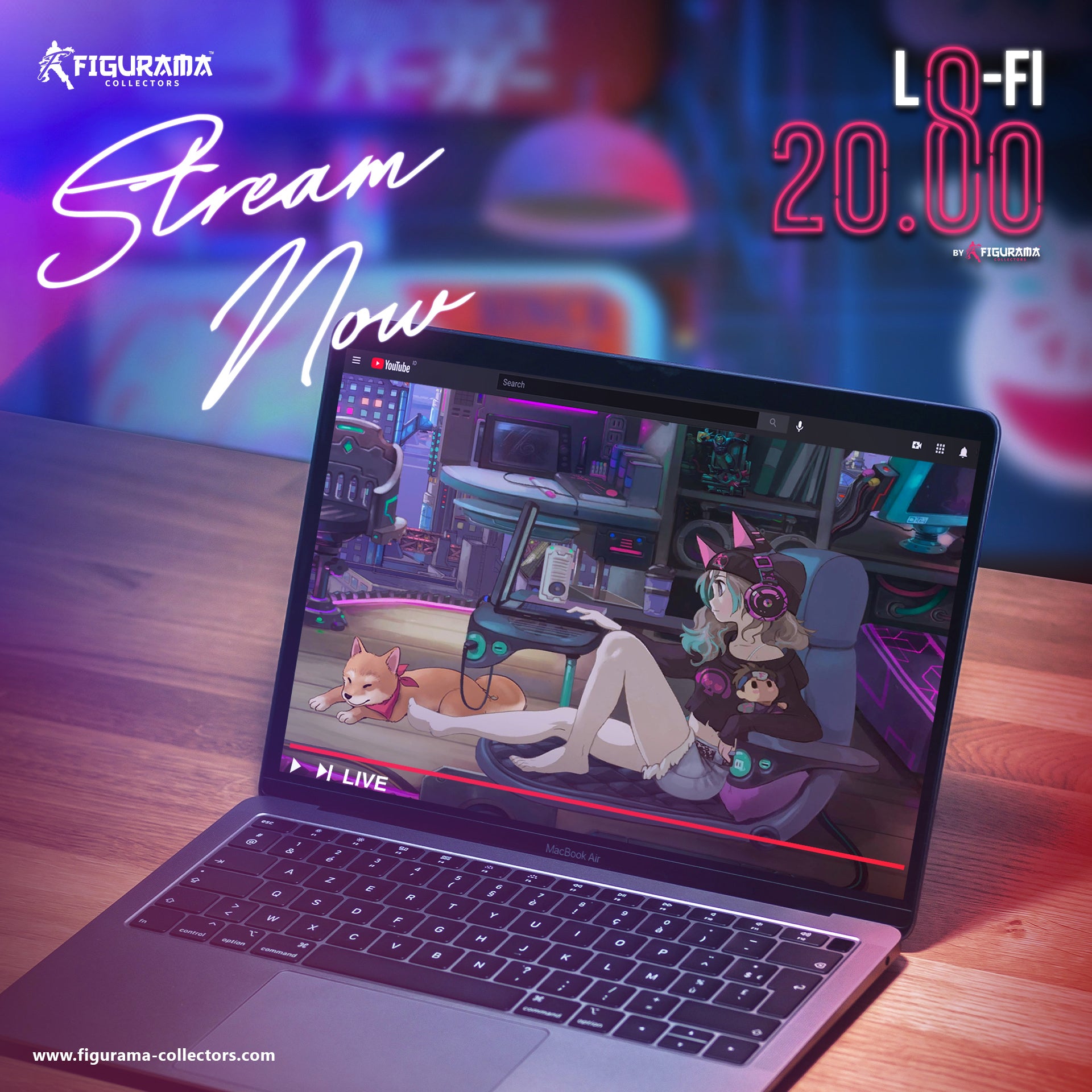 🎵NOW STREAMING!🎵 Tune into Lo-Fi20.80!