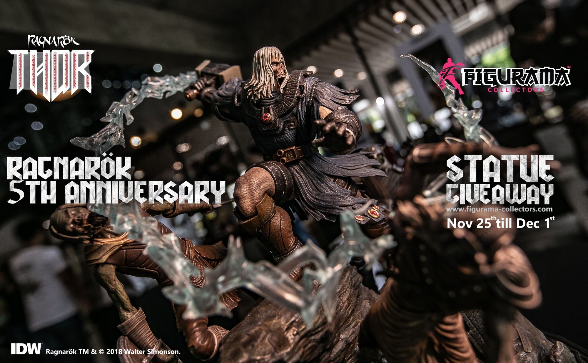 FIGURAMA COLLECTORS CELEBRATES 5 YEARS OF THOR: RAGNAROK WITH A STATUE GIVEAWAY!