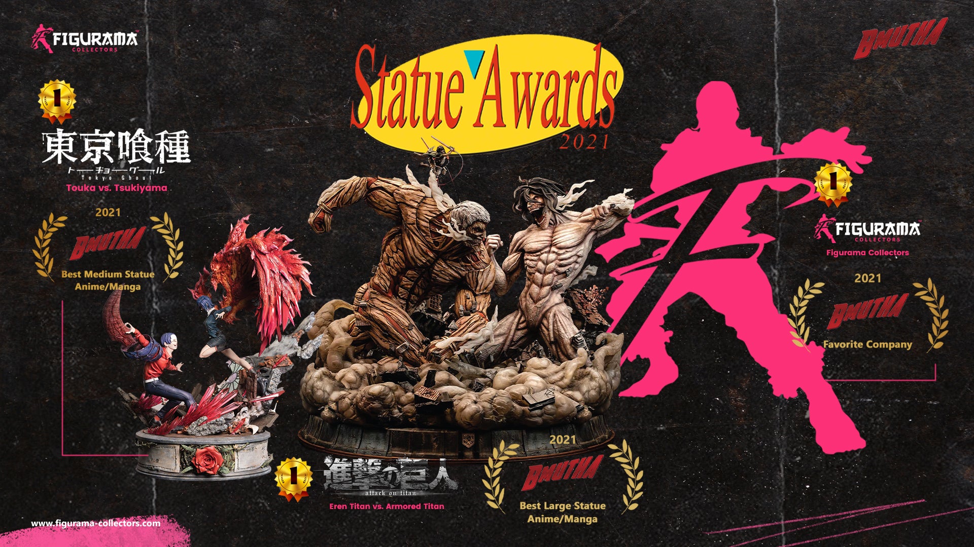 🏆🥇 FIGURAMA COLLECTORS SNATCHES 1st PLACE x3 AT BMUTHA STATUE AWARDS 🥇🏆