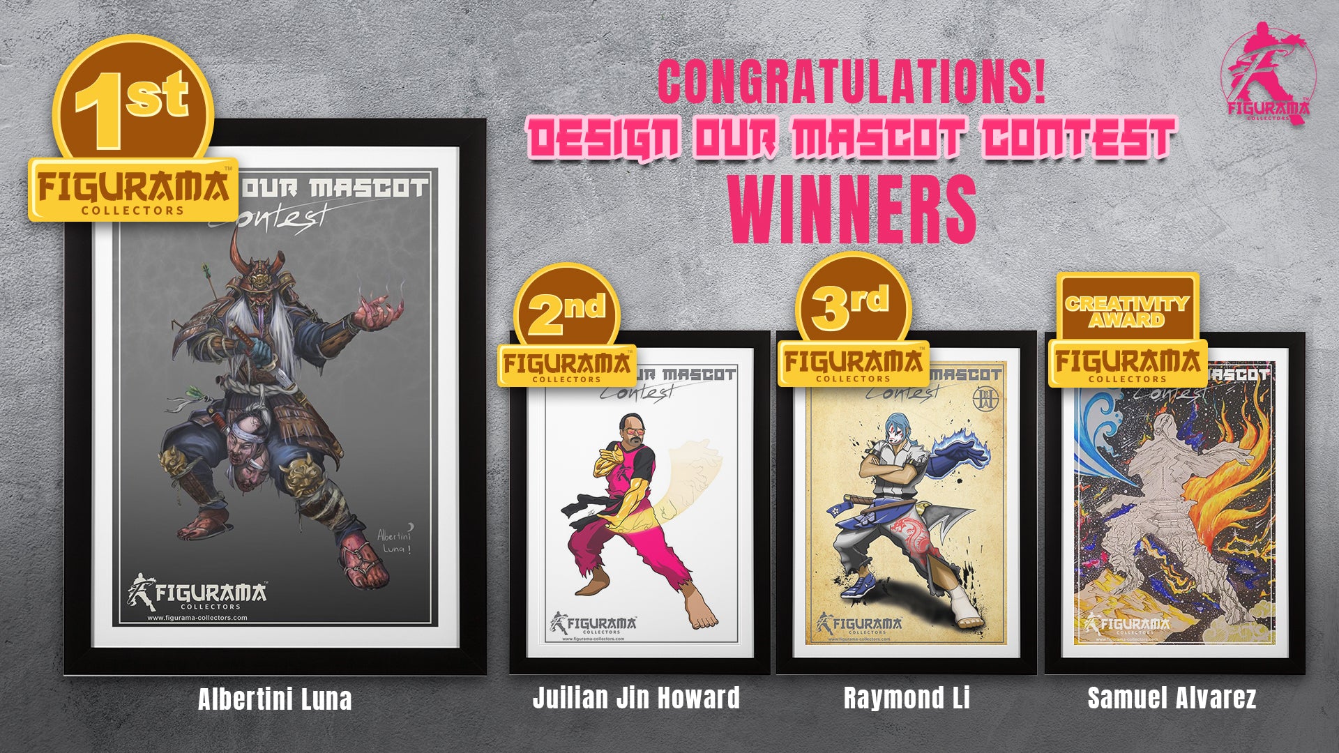 Design our Mascot Contest Winners!