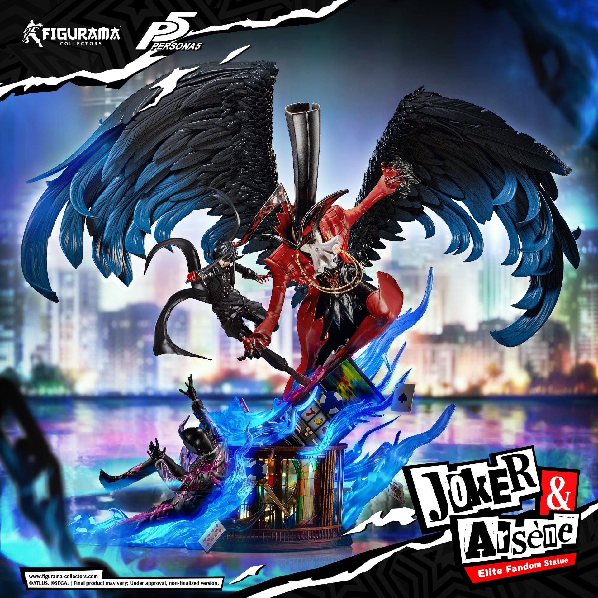 豪華 PERSONA5 JOKER & アルセーヌ フィギュア 特注ケースセット
