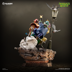 Sherlock Hound: Sherlock, Watson and Mrs. Hudson Elite Diorama Statue