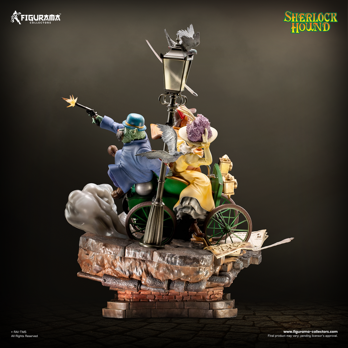 Sherlock Hound: Sherlock, Watson and Mrs. Hudson Elite Diorama Statue