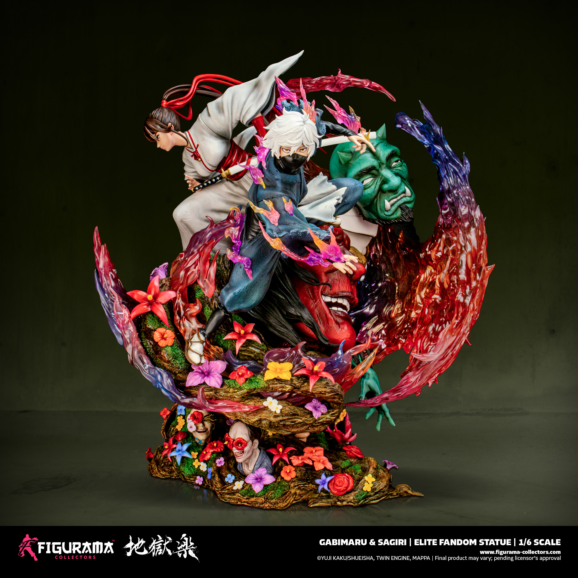 Hell's Paradise: Gabimaru & Sagiri Elite Fandom Statue - Figurama Hell's Paradise: Gabimaru & Sagiri Elite Fandom Statue - Figurama