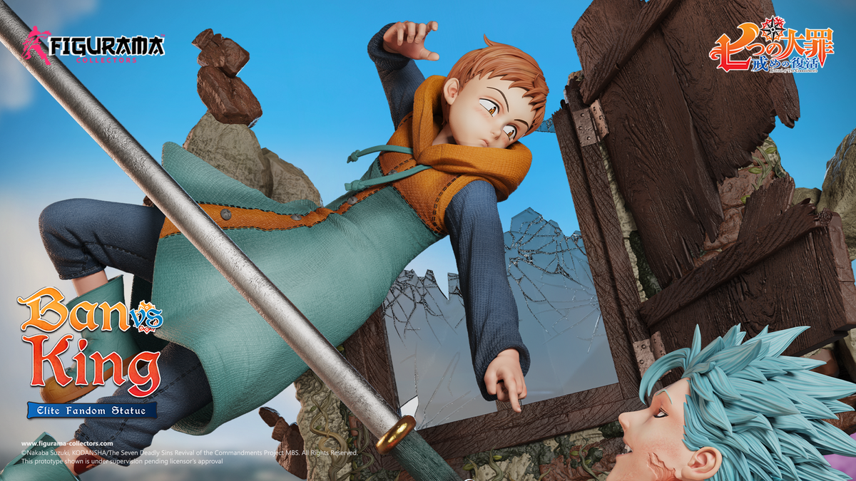 Seven Deadly Sins: Ban VS King Statue