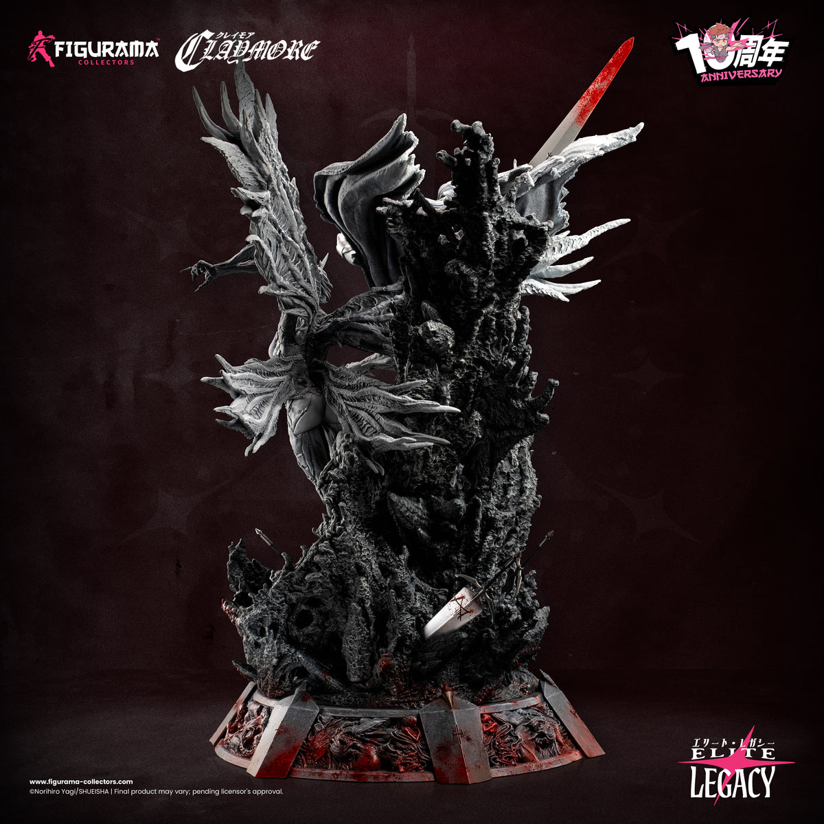 Claymore: Teresa vs. Priscilla 10th anniversary edition statue