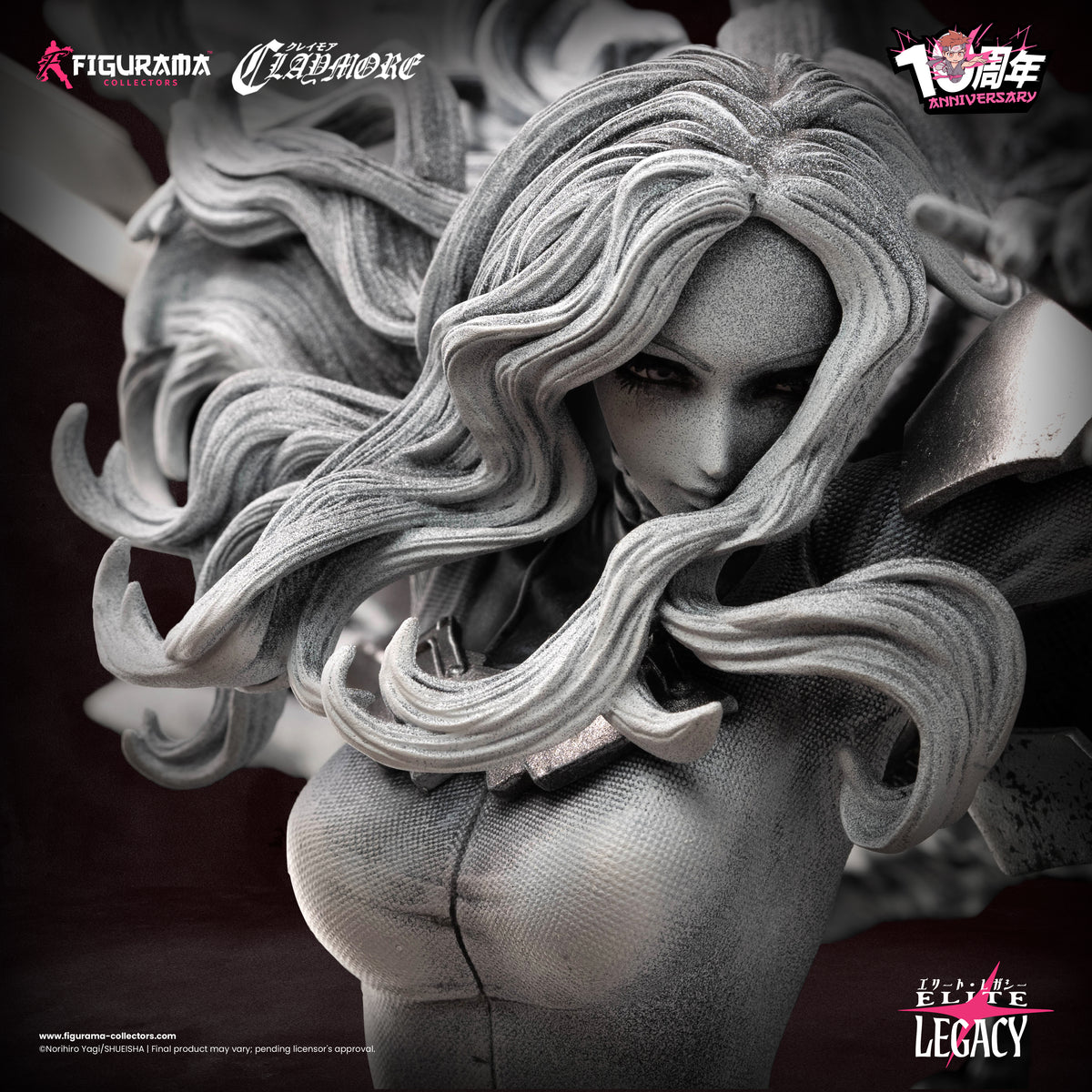Claymore: Teresa vs. Priscilla 10th anniversary edition statue