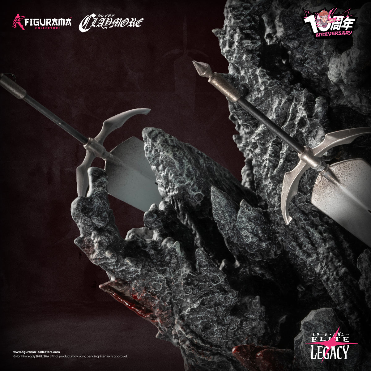 Claymore: Teresa vs. Priscilla 10th anniversary edition statue