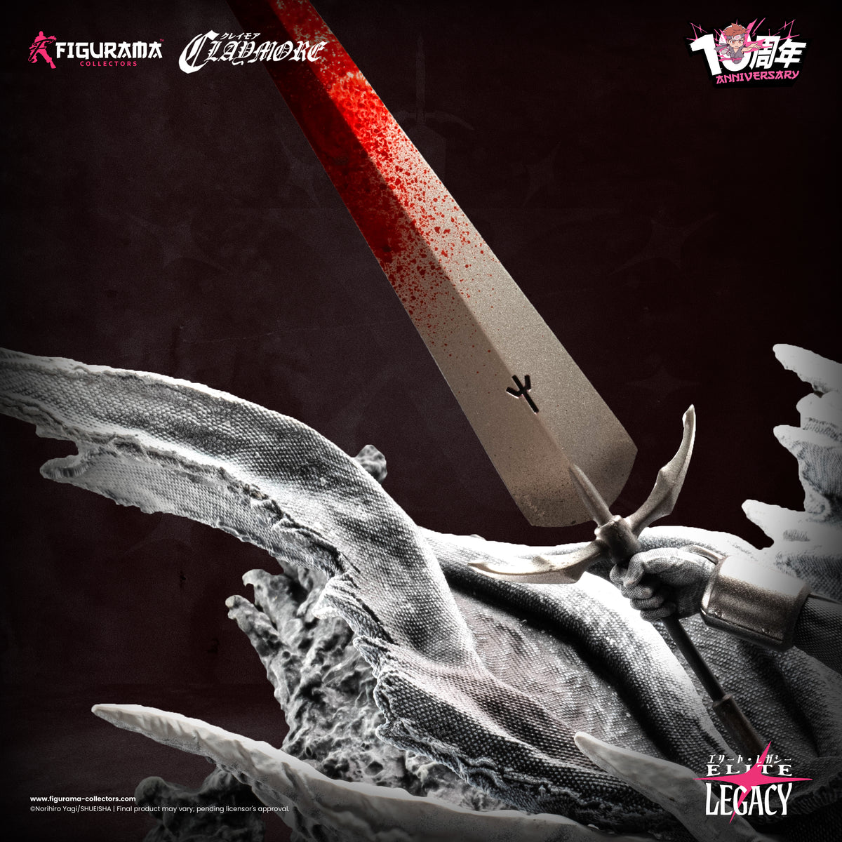 Claymore: Teresa vs. Priscilla 10th anniversary edition statue