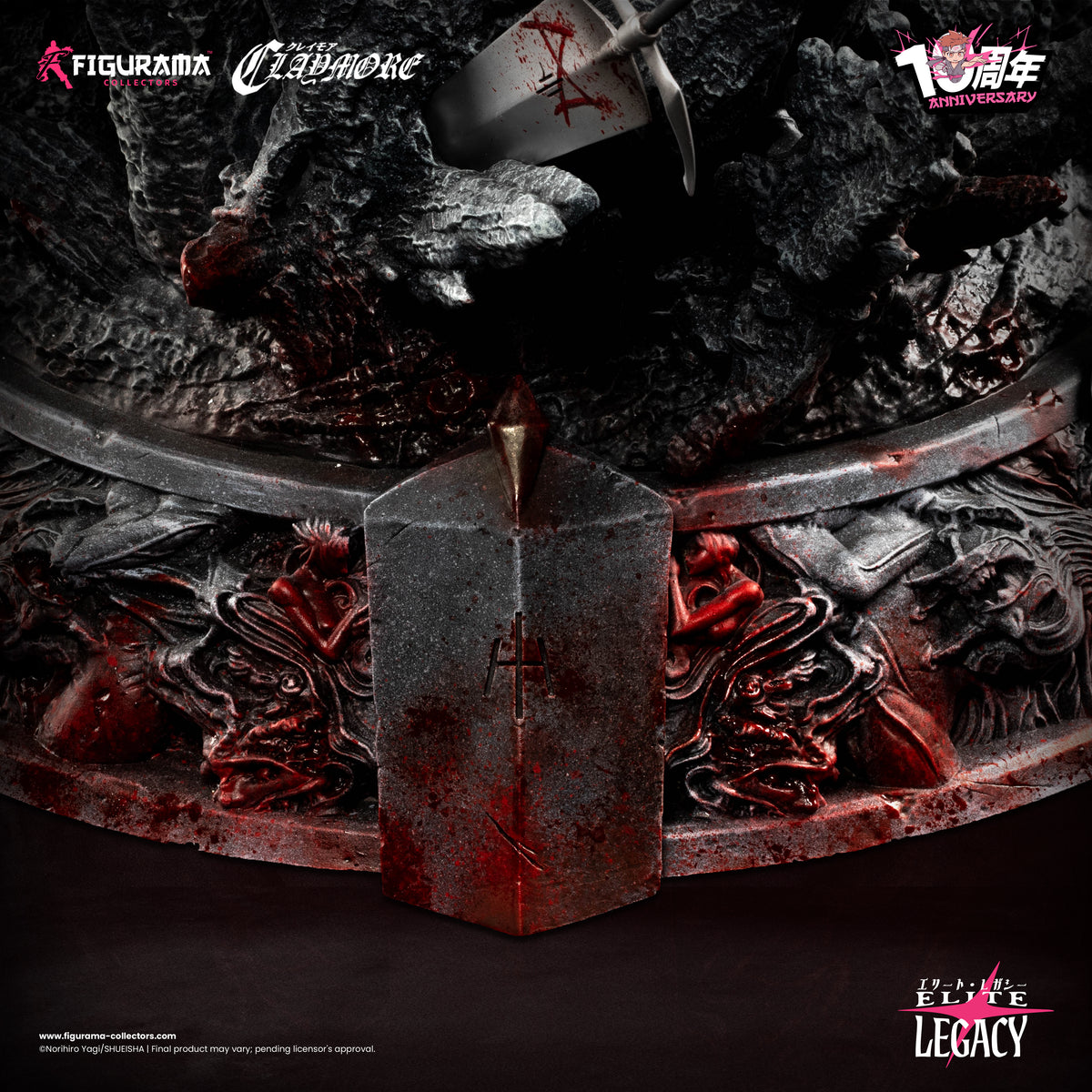 Claymore: Teresa vs. Priscilla 10th anniversary edition statue