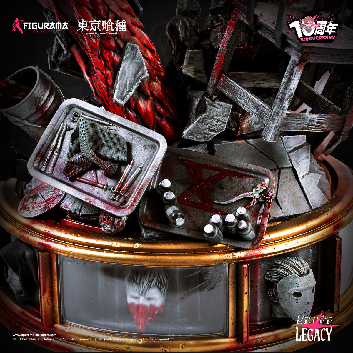 Tokyo Ghoul: Kaneki VS Yamori 10th anniversary edition statue