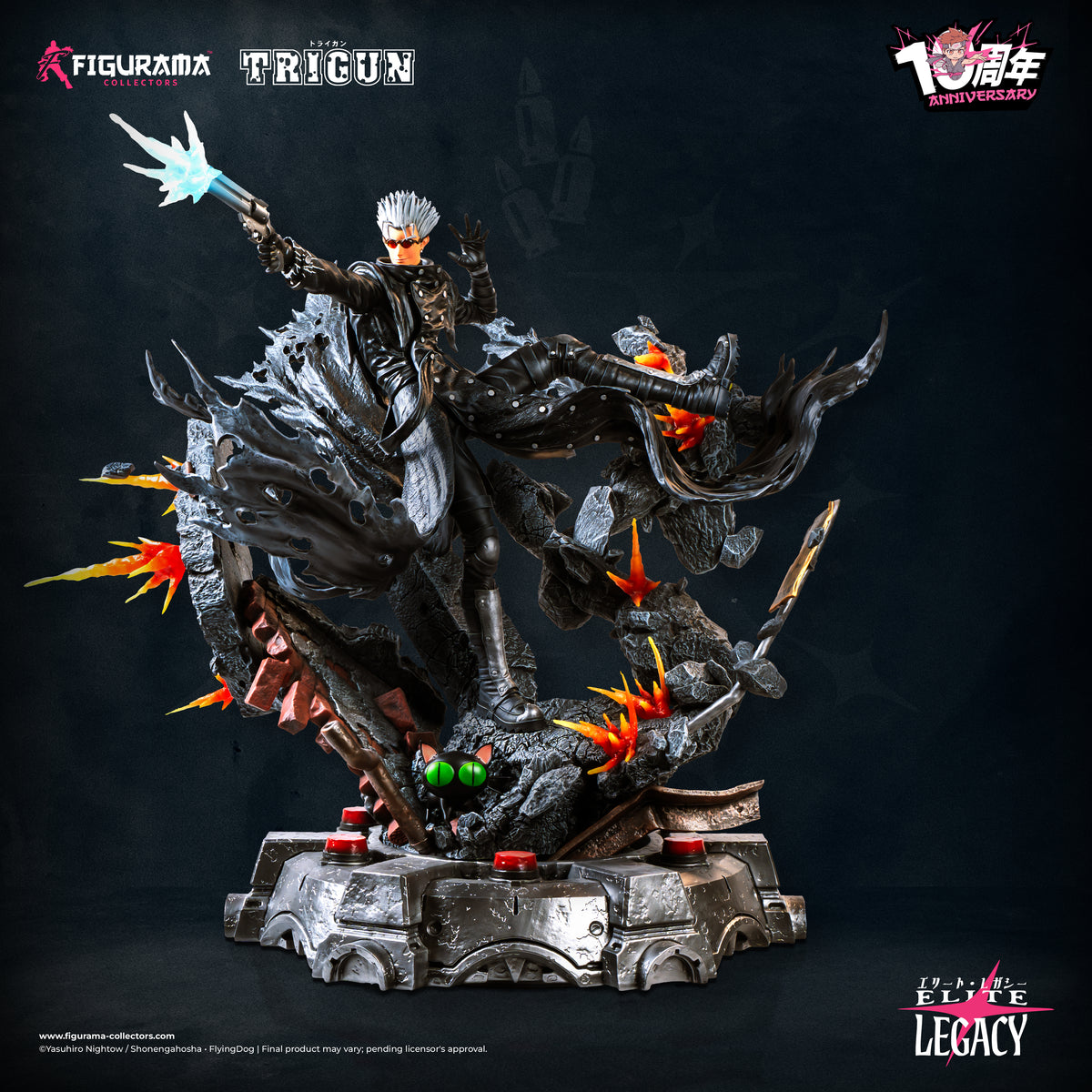 Trigun: Vash the stampede 10th anniversary edition statue