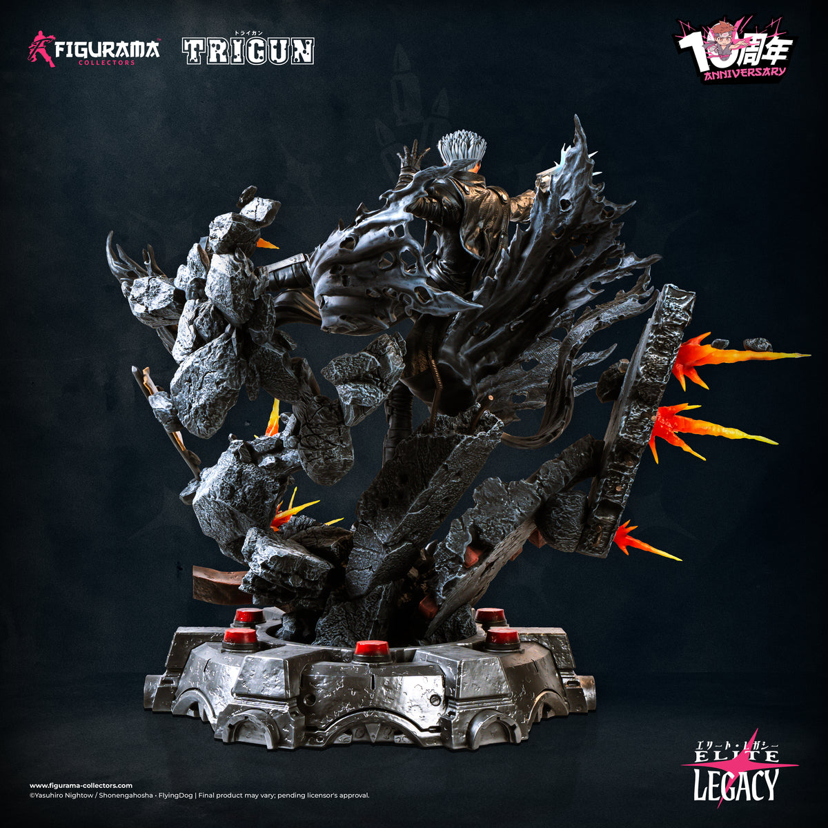 Trigun: Vash the stampede 10th anniversary edition statue