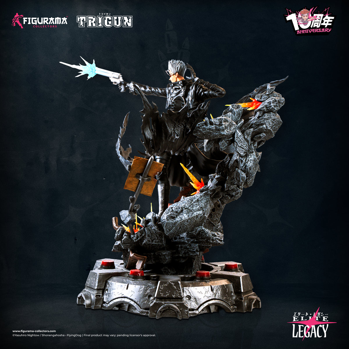 Trigun: Vash the stampede 10th anniversary edition statue