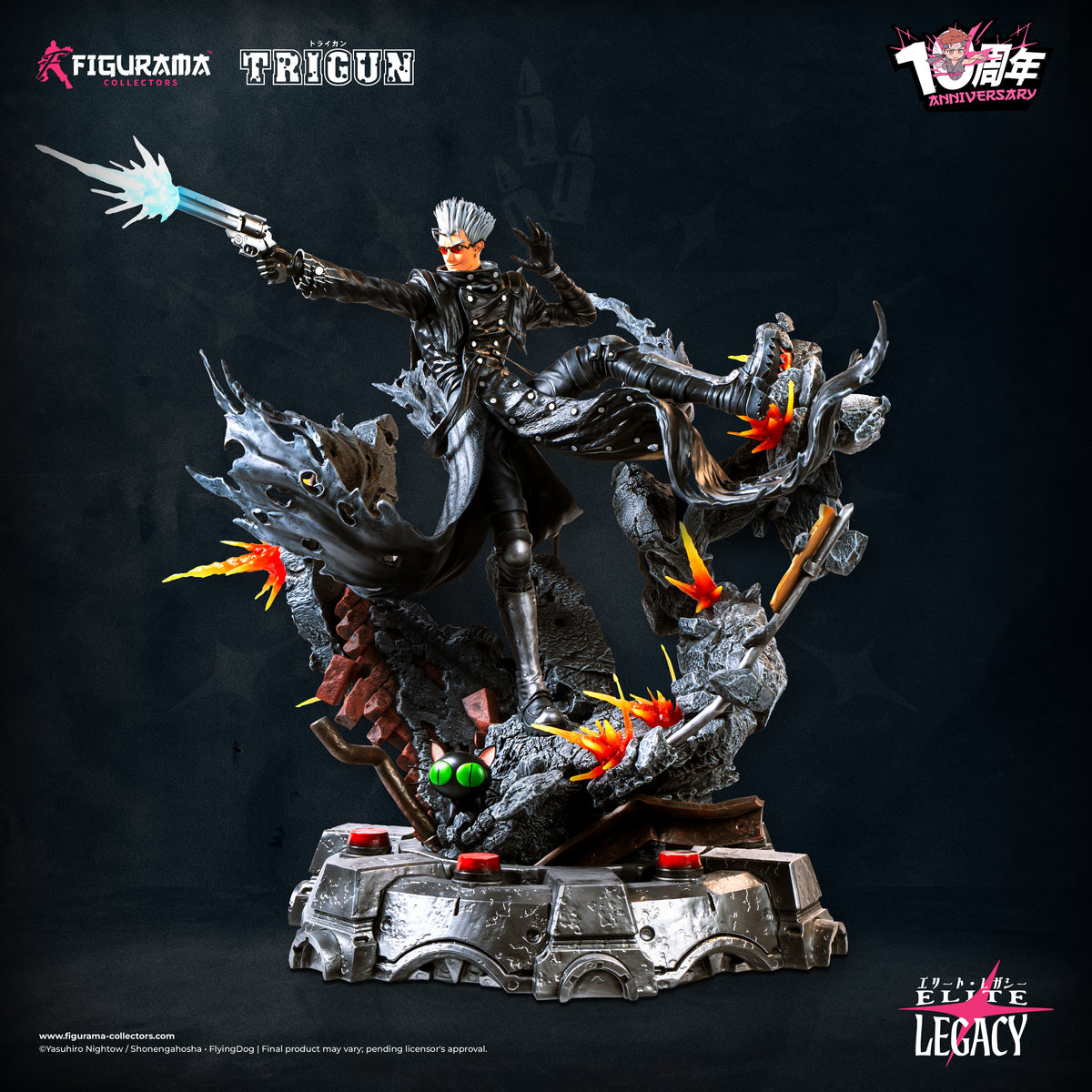 Trigun: Vash the stampede 10th anniversary edition statue