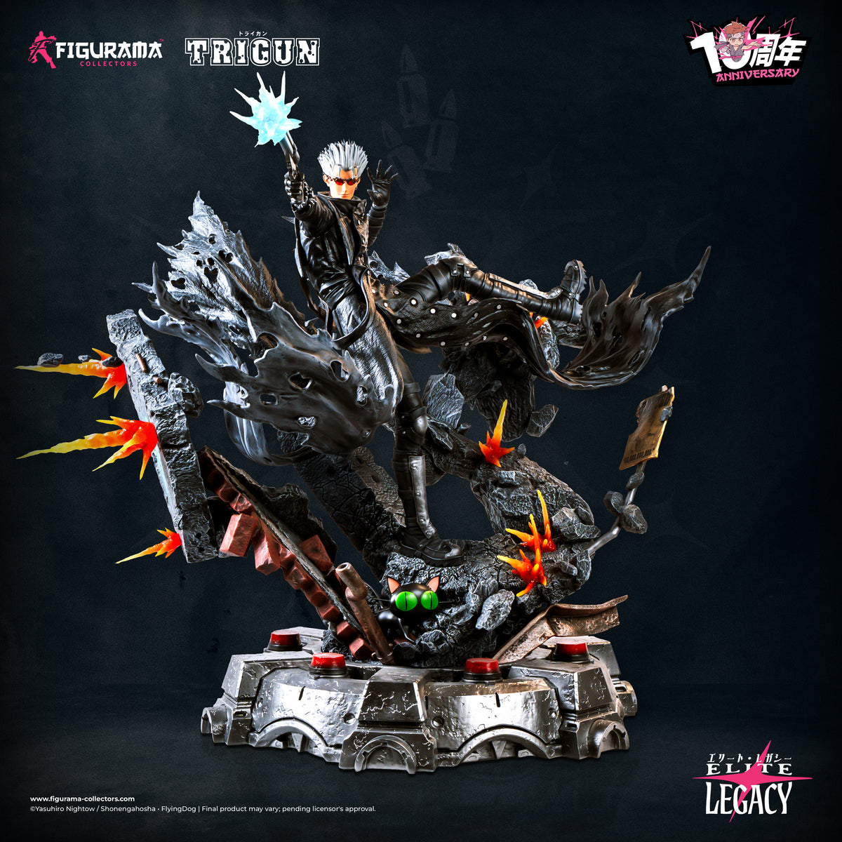 Trigun: Vash the stampede 10th anniversary edition statue