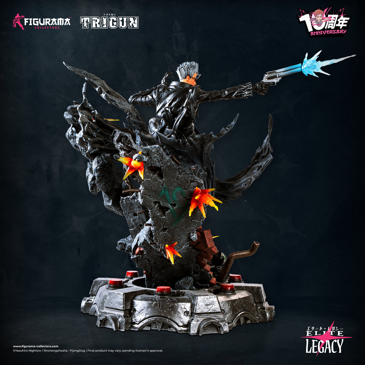 Trigun: Vash the stampede 10th anniversary edition statue