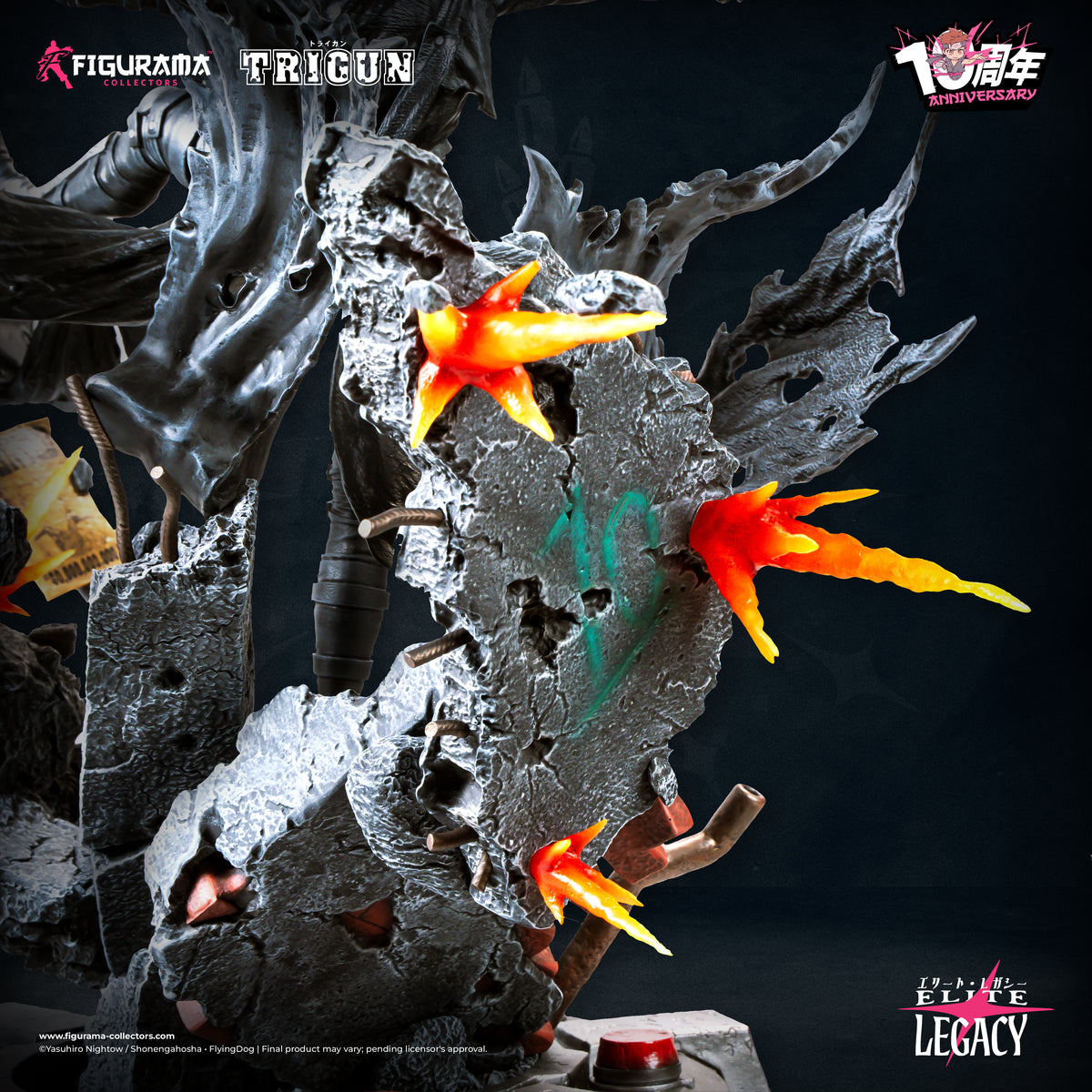 Trigun: Vash the stampede 10th anniversary edition statue