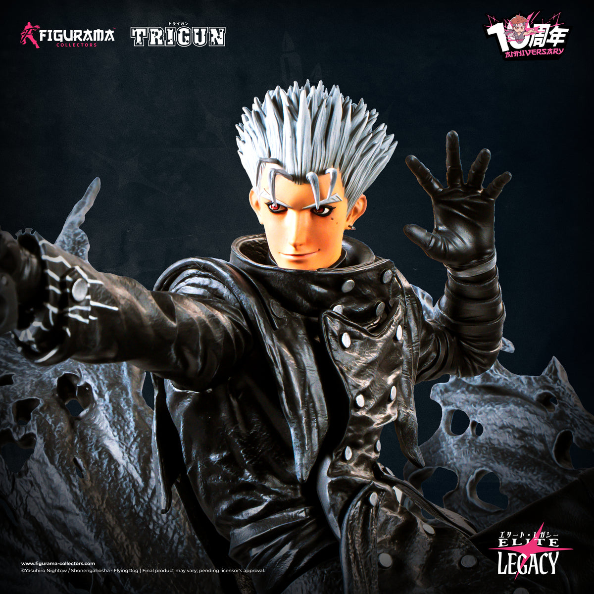 Trigun: Vash the stampede 10th anniversary edition statue