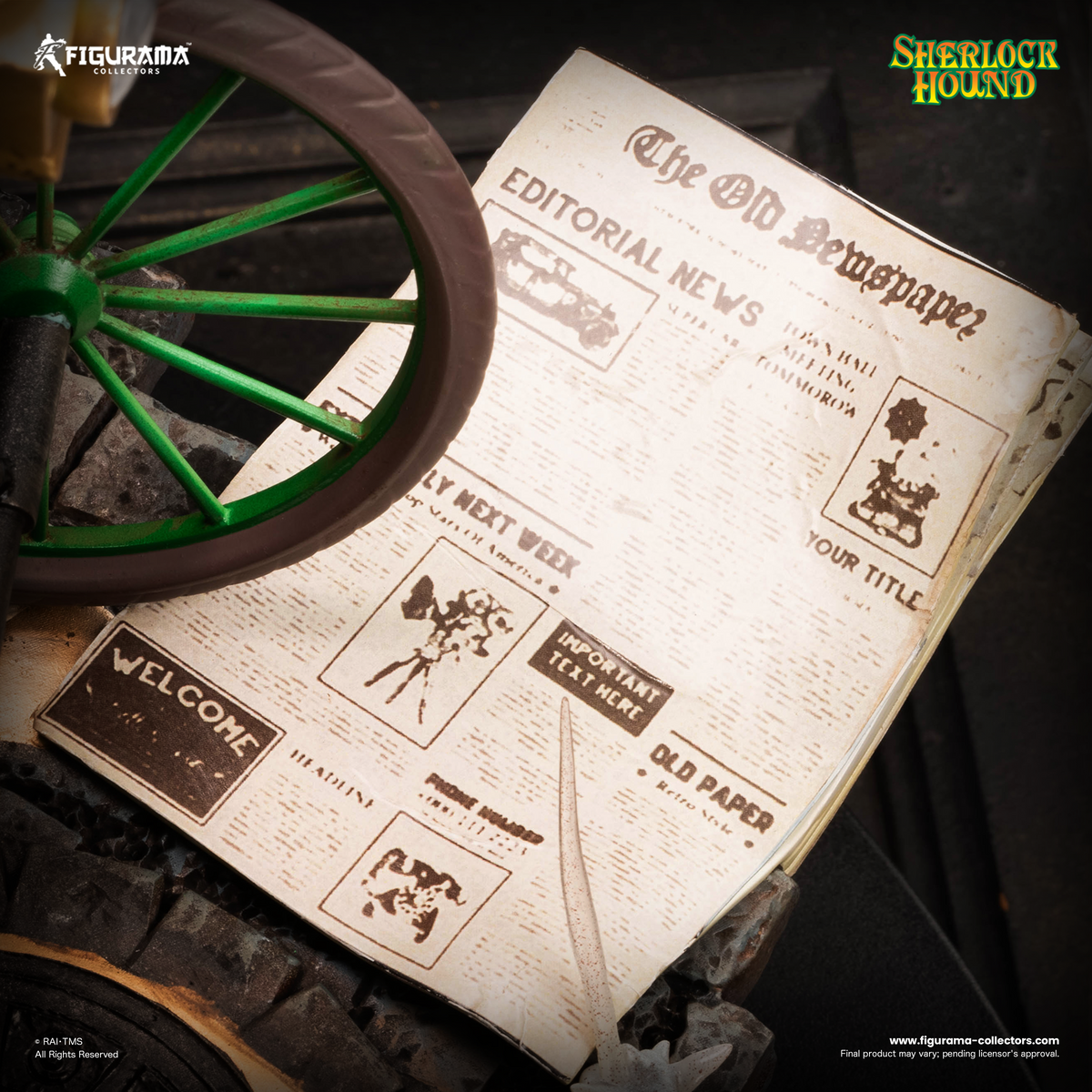 Sherlock Hound: Sherlock, Watson and Mrs. Hudson Elite Diorama Statue