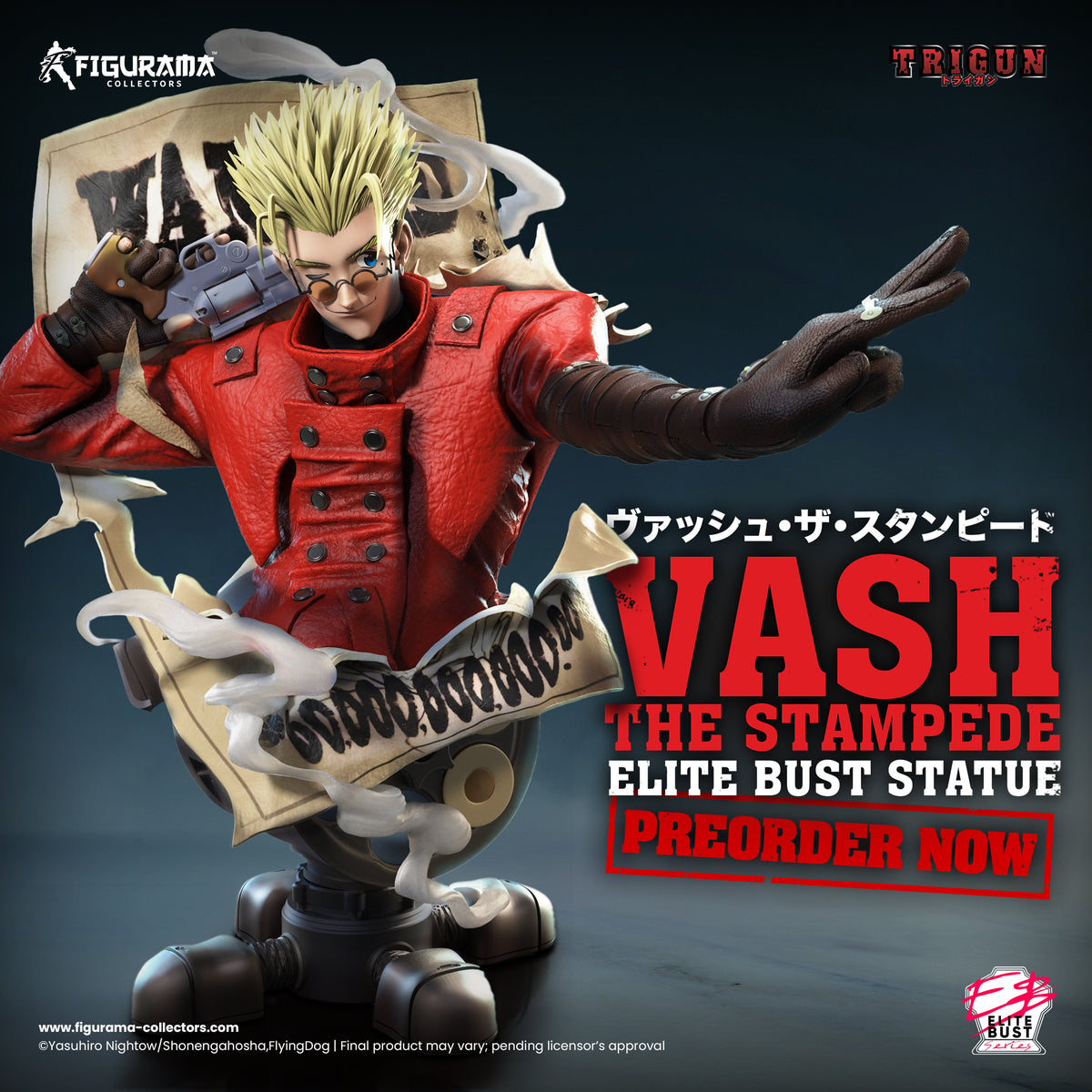 Trigun Vash Elite Bust