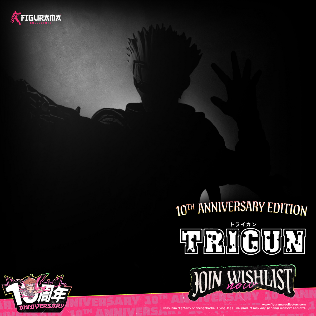 Trigun: Vash the stampede 10th anniversary edition statue