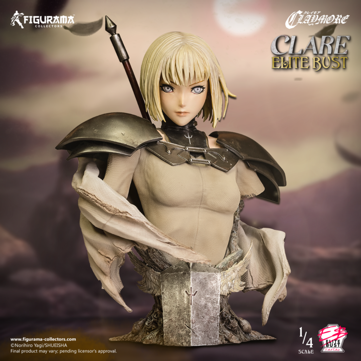 CLARE ELITE BUST 1/4 スケール フィギュア Claymore: Clare Elite Bust - Figurama Collectors For General