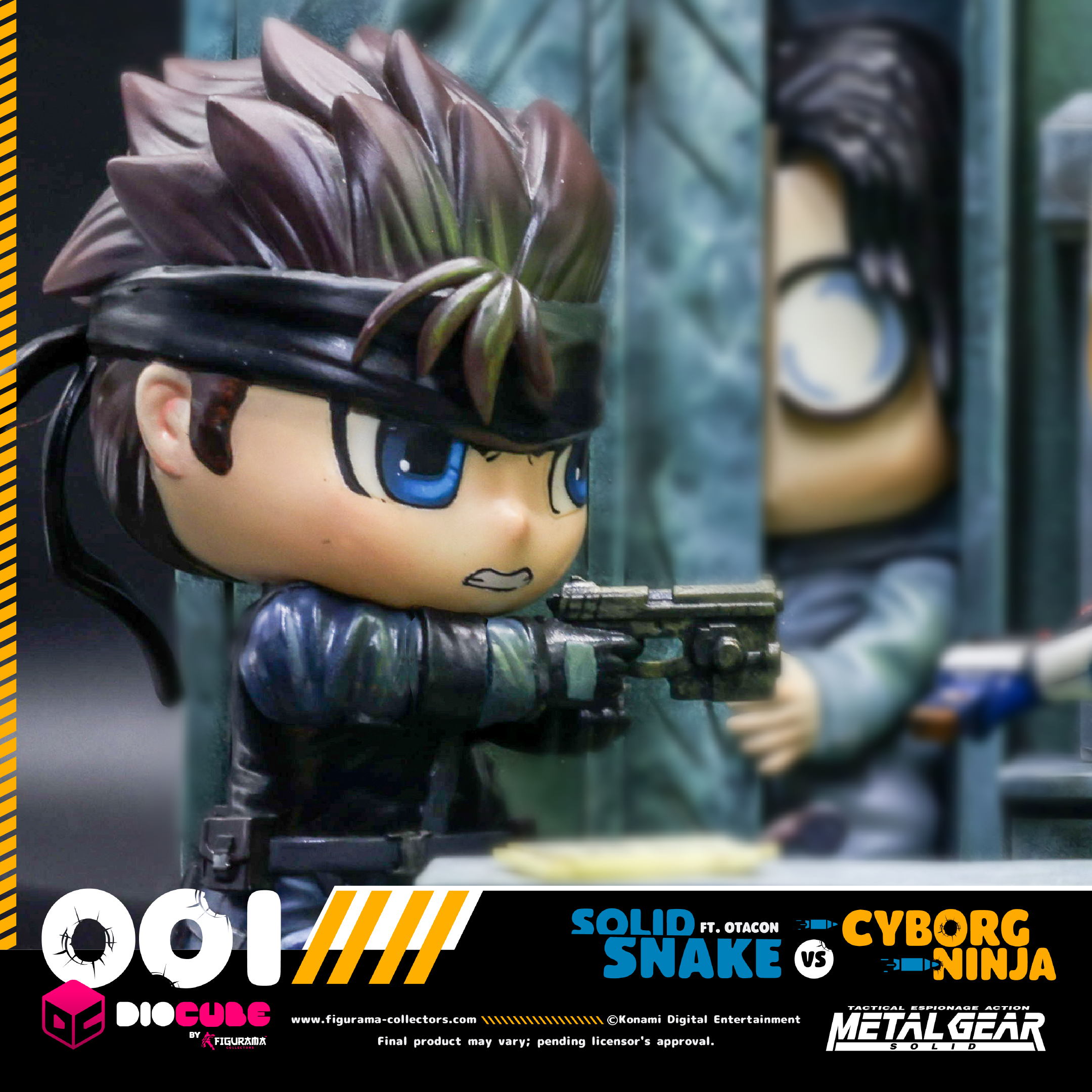 metal gear solid statues Metal Gear - Diorama Solid Snake Vs Cyborg Ninja ft Otacon