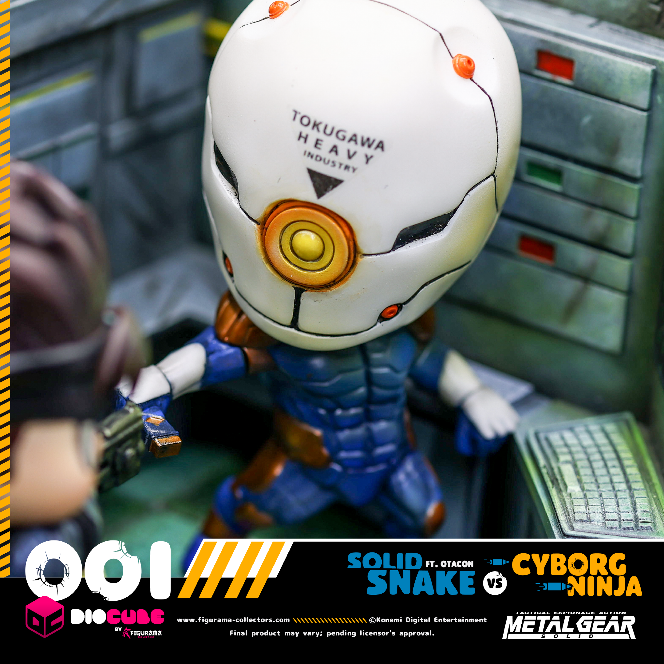 metal gear solid collector Metal Gear - Diorama Solid Snake Vs Cyborg Ninja ft Otacon