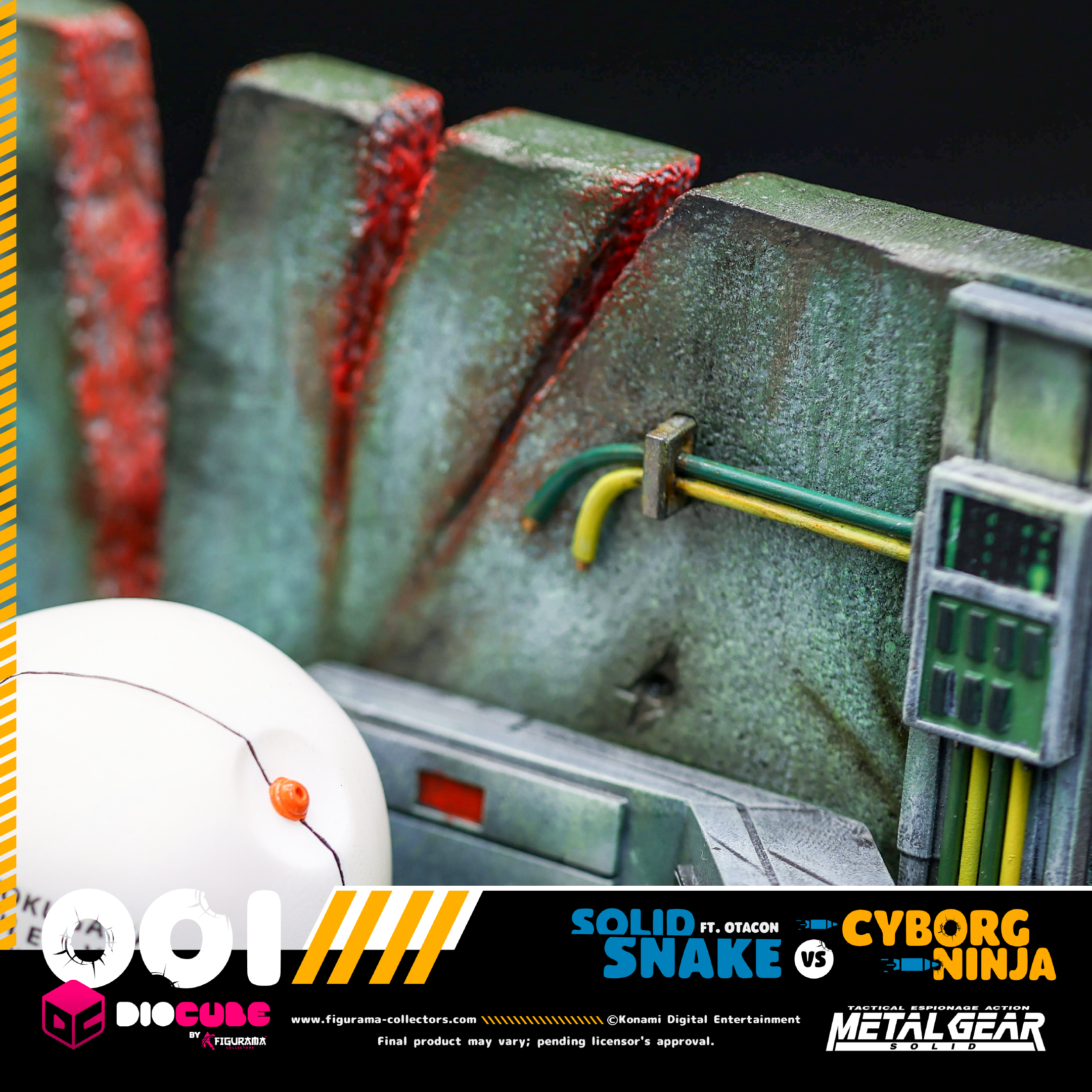 metal gear solid diorama Metal Gear - Diorama Solid Snake Vs Cyborg Ninja ft Otacon