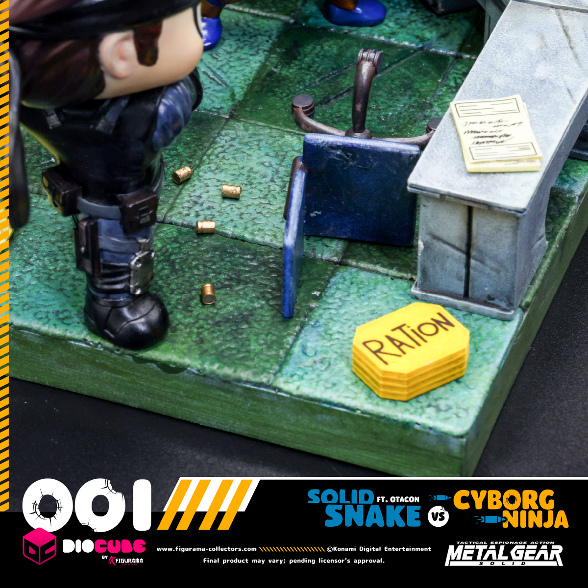 DIOPLUS+ METAL GEAR SOLID : SOLID SNAKE VS CYBORG NINJA FT. OTACON