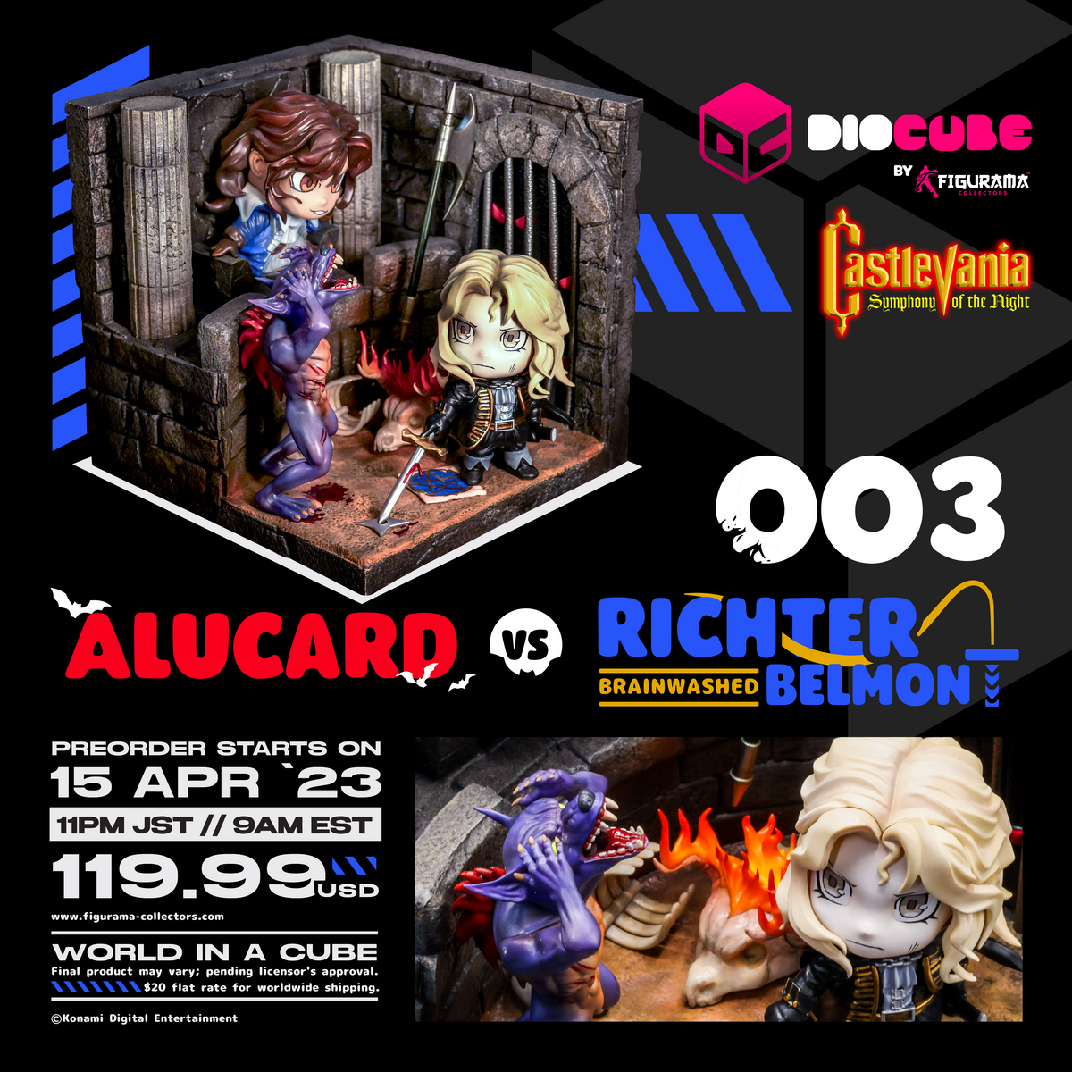 CASTLEVANIA : ALUCARD VS RICHTER BELMONT DIOCUBE