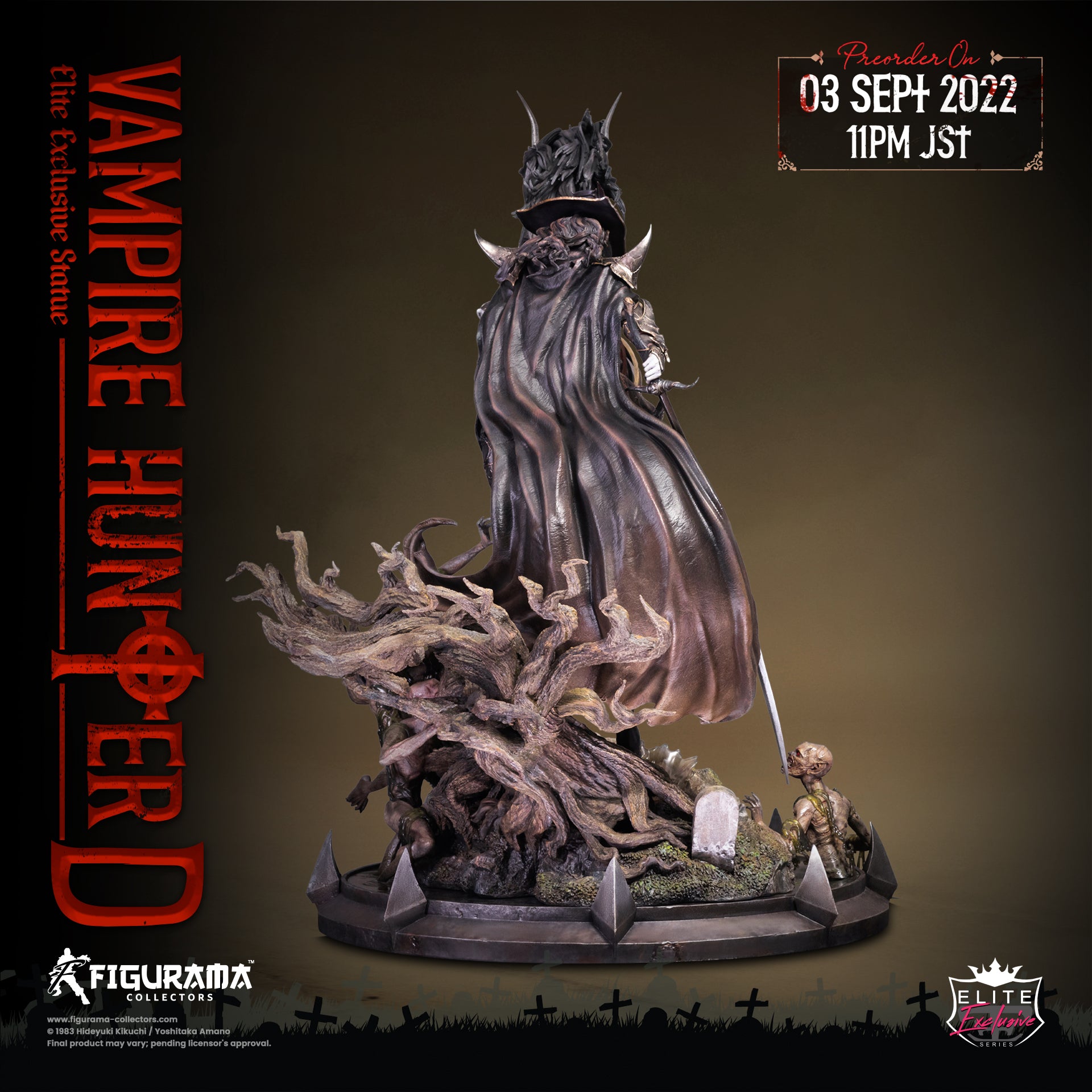 Vampire Hunter D Statue  Figurama Collectors - Figurama Collectors For  General Trading Co. / Limited Liability Company