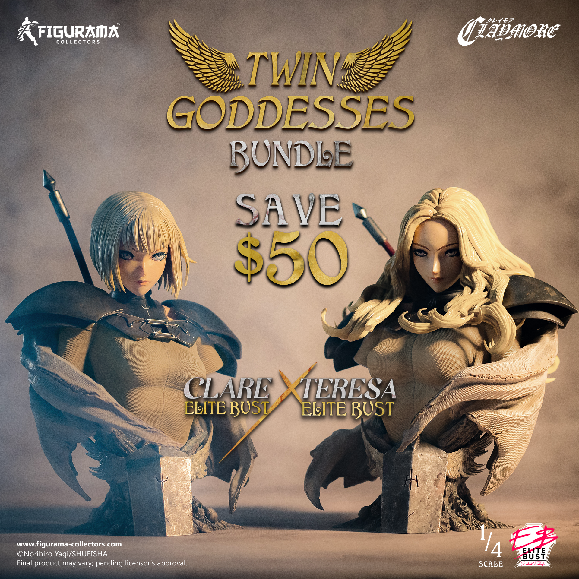 CLAYMORE クレイモア/ クレア 1/4 エリート バスト CLAYMORE CLAYMORE クレイモア/ クレア 1/4 エリート バスト CLAYMORE