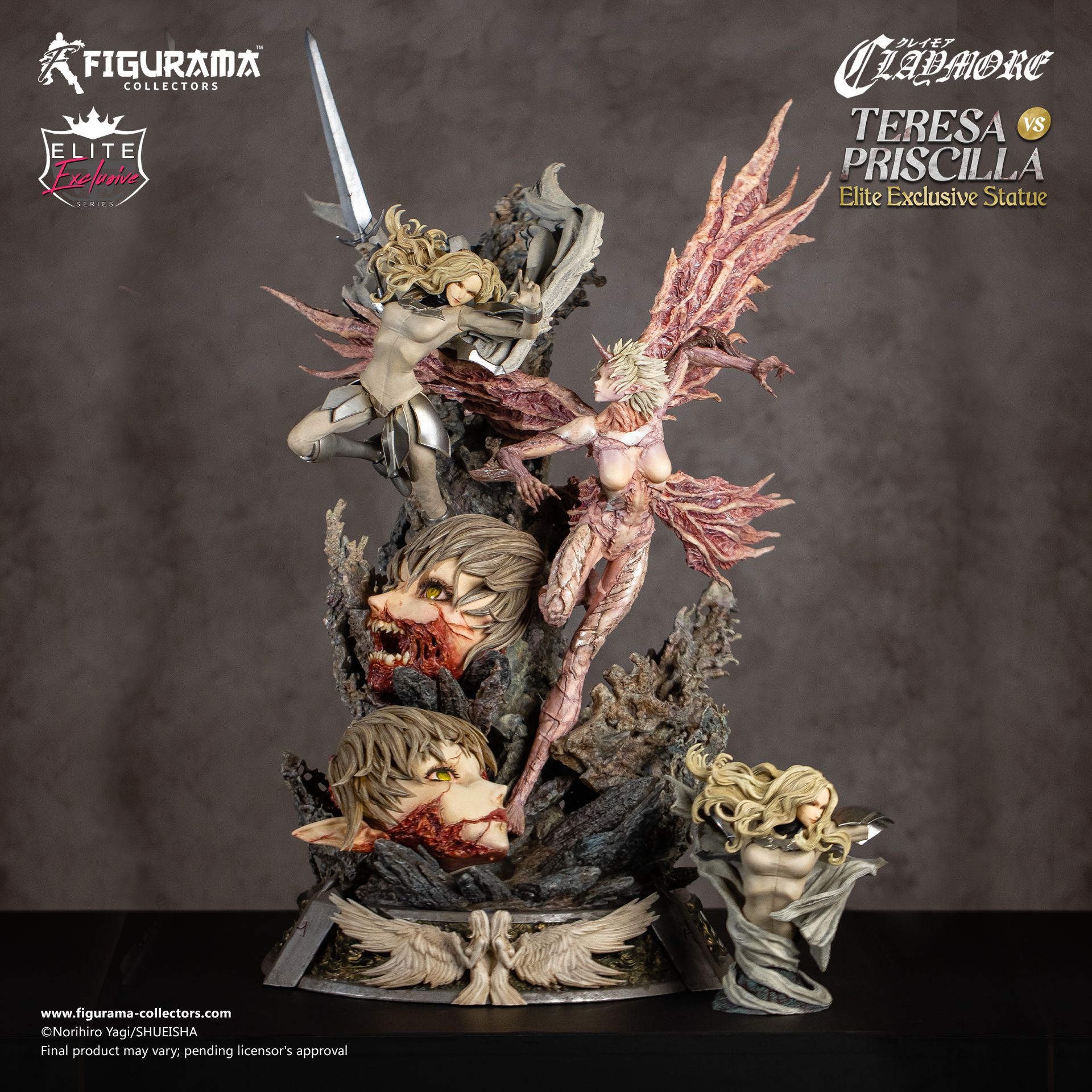 Figurama Collectors CLAYMORE テレサVSプリシラ Claymore: Teresa vs. Priscilla Elite Exclusive Statue
