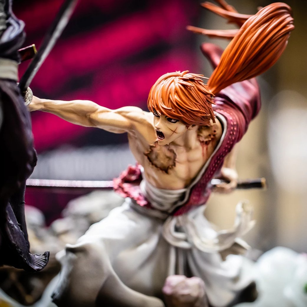 Rurouni Kenshin - Kenshin VS Shishio Statue - Figurama Collectors