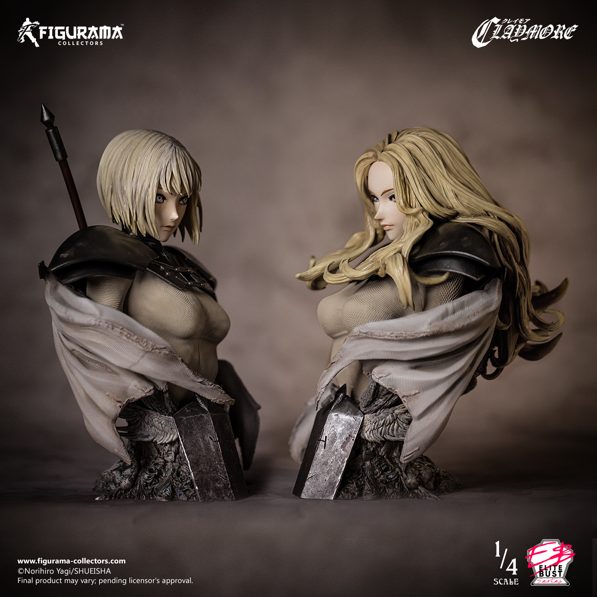 CLAYMORE』:「慈愛を司る双子の女神」セットエリート・バスト CLAYMORE』:「慈愛を司る双子の女神」セットエリート・バスト