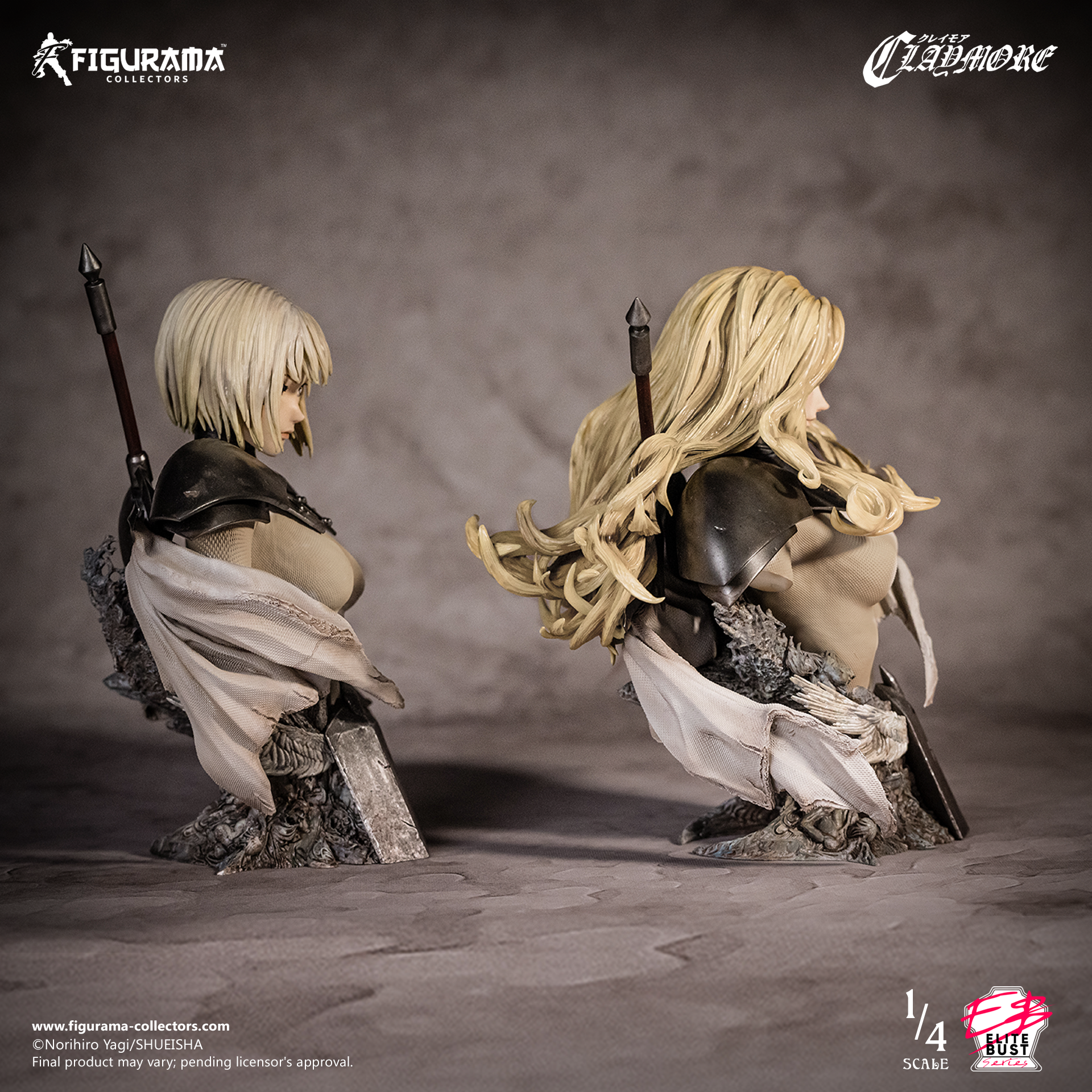 CLAYMORE』:「慈愛を司る双子の女神」セットエリート・バスト CLAYMORE』:「慈愛を司る双子の女神」セットエリート・バスト