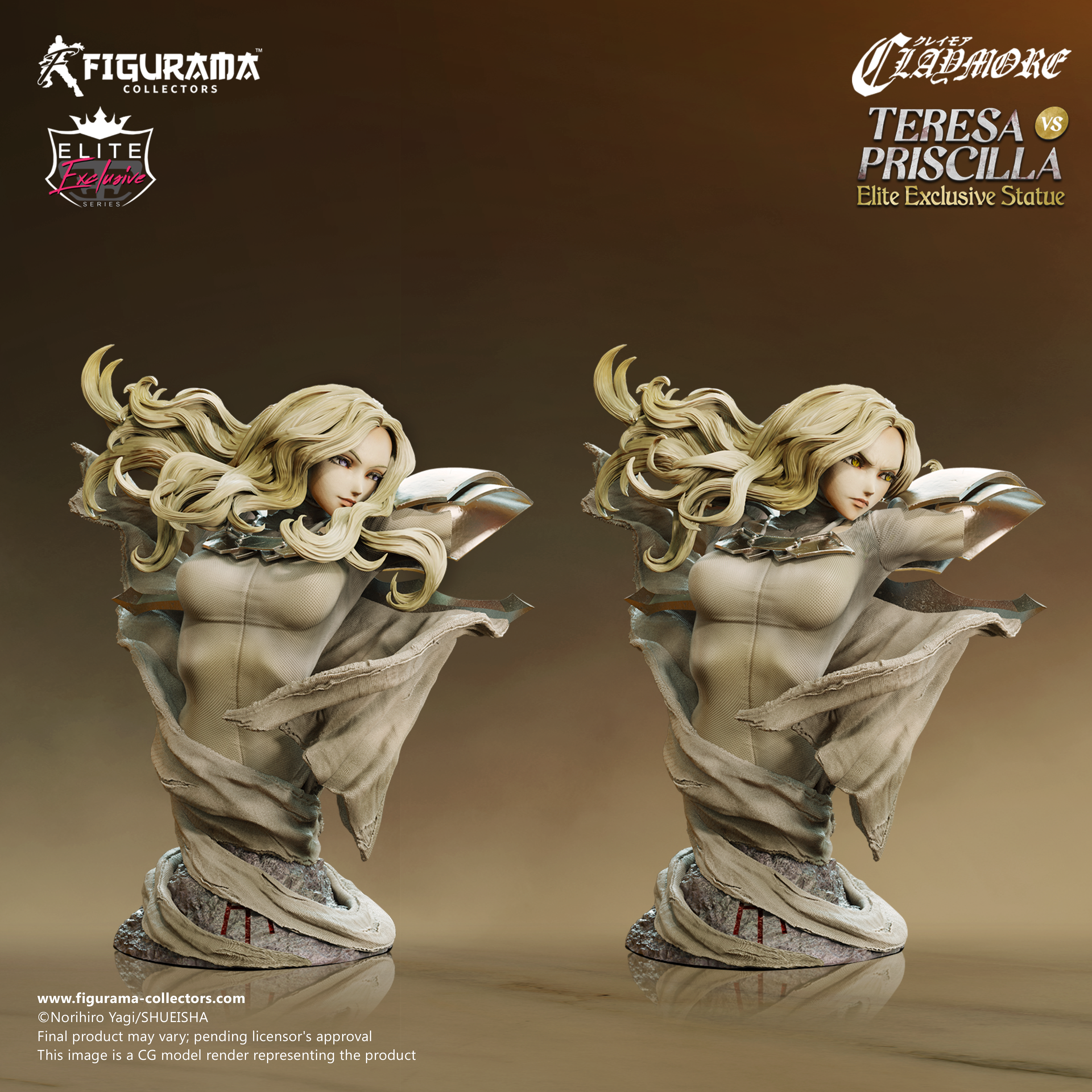 Figurama Collectors CLAYMORE テレサVSプリシラ CLAYMORE』:テレサ VS プリシラ - Figurama Collectors For